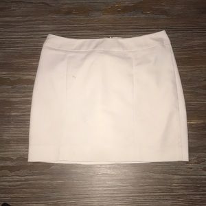 White Bebe mini skirt